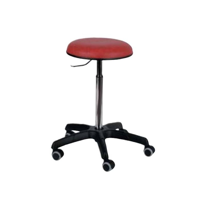 Tabouret bas réglable sur roulettes