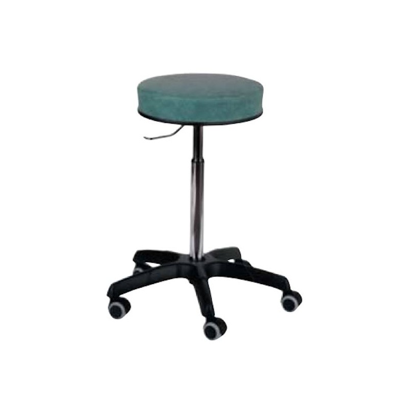 Tabouret bas réglable sur roulettes 