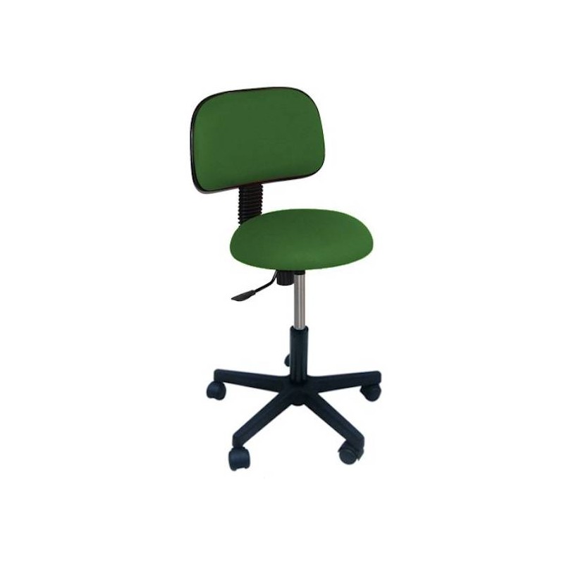 Tabouret sur roulettes avec dossier Tabouret sur roulettes avec dossier