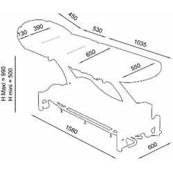 Table de kinésithérapie électrique 3 plans