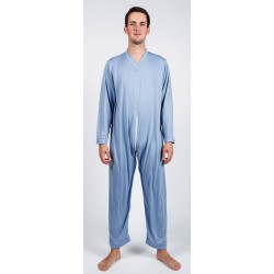 Pyjama de soin grenouillère avec fermeture éclair dans le dos