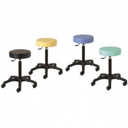 Tabouret sur roulettes Prisca Two Carina