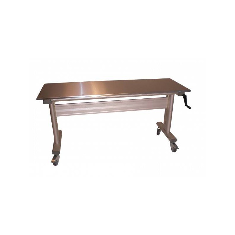 Table inox ergonomique réglable, Gestion du linge