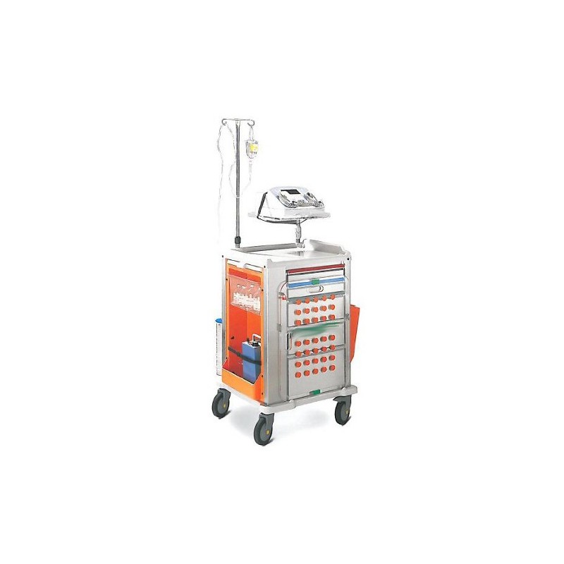 Chariot d'urgence amagnétique Chariot d'urgence amagnétique