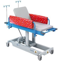 Brancard amagnétique pédiatrique à hauteur variable IRM 7 Tesla Teamalex Medical