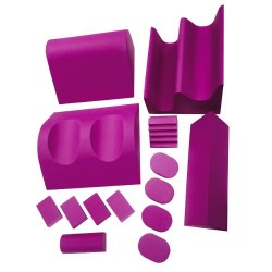 Lot de 14 cales amagnétiques IRM Teamalex Medical