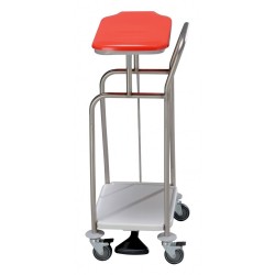 chariot support sac à linge teamalex medical