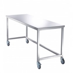 Table inox pour le tri du linge teamalex