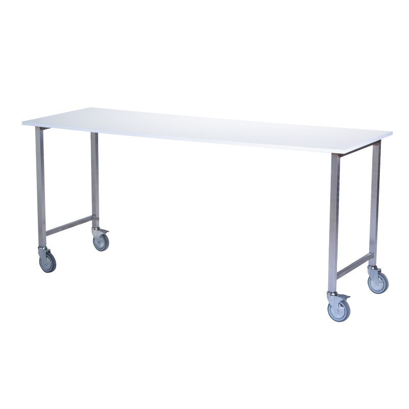 Table de pliage pour lel linge en inox Teamalex Medical