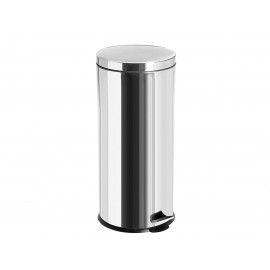 Poubelle inox à pédale