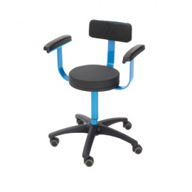 Tabouret à hauteur variable amagnétique IRM 7 Tesla Teamalex Medical