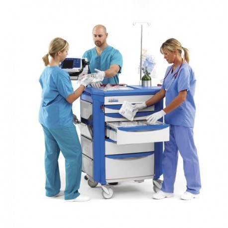 Chariot d'urgence Lifeline Metro complet Chariot d'urgence Lifeline Metro complet