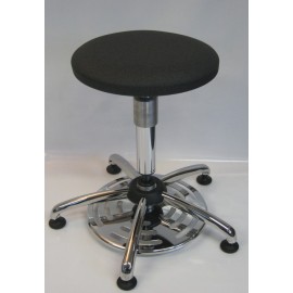 Tabouret médical réglable avec commande au pied