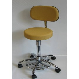 Tabouret médical commande jaune teamalex