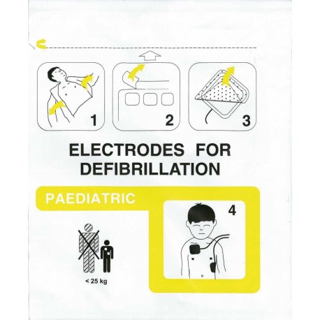 Electrodes enfants Easy Port - PA-1 - Defigard T7 - Lifecare 1 et 2 - Tempus LS