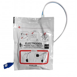 Electrodes pré-connectées adultes RFID FRED PA-1 - Easy Port - APLC II