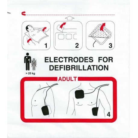 Electrodes adultes Schiller FRED EASY