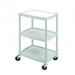 Guéridon économique plastique 3 plateaux teamalex medical