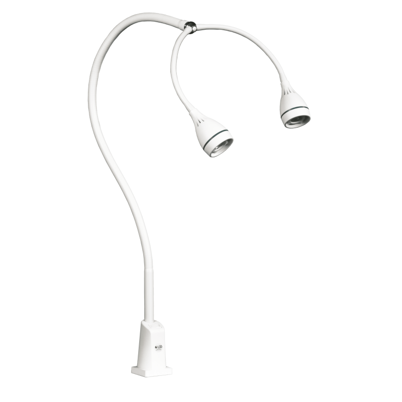 Lampe d'examen LID LED bi tête Hydra 8.4W
