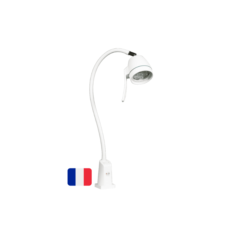 Lampe loupe lumineuse à LEDS sur socle lourd