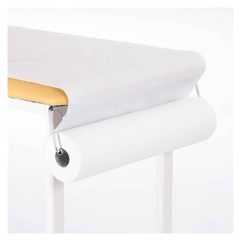 Porte-rouleau papier pour lit de massage