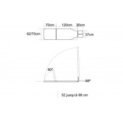 Table de verticalisation 2 plans Mobercas