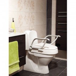 Réhausse toilette wc Cloo avec accoudoirs