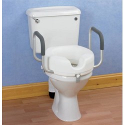 Siège de toilette wc avec accoudoirs