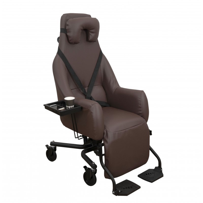 Fauteuil coquille essentiel manuel avec tablette innov teamalex