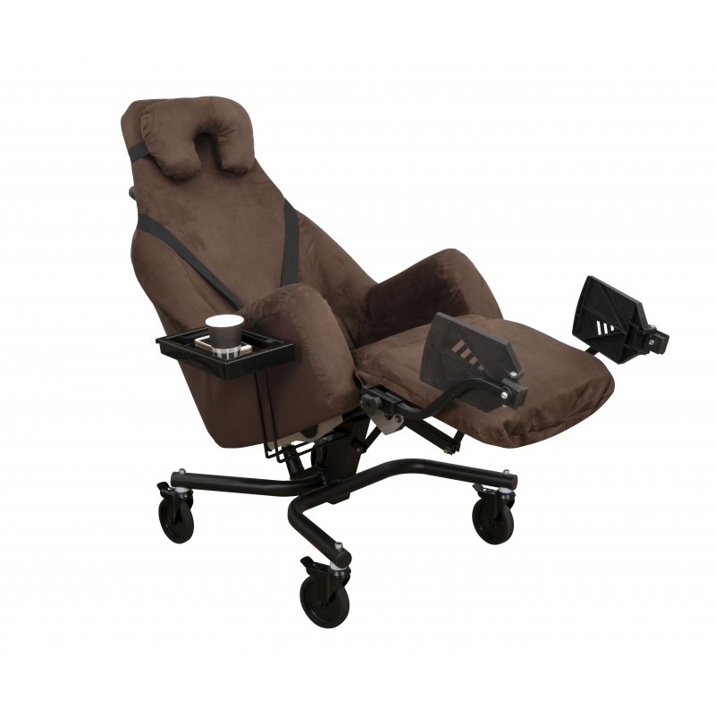 Fauteuil coquille essentiel manuel avec tablette innov sa teamalex medical