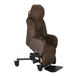 Fauteuil à pousser Starlev II- VELOURS CHOCO innov sa teamalex