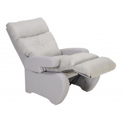 Fauteuil de confort NOSTRESS Manuel  velours gris perlé innov teamalex