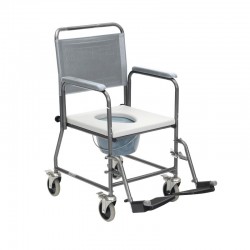 Fauteuil de toilettes à roulettes