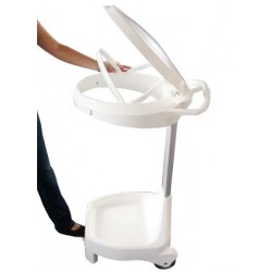 Support pour sacs poubelles amagnétique IRM 3 Tesla Teamalex Medical