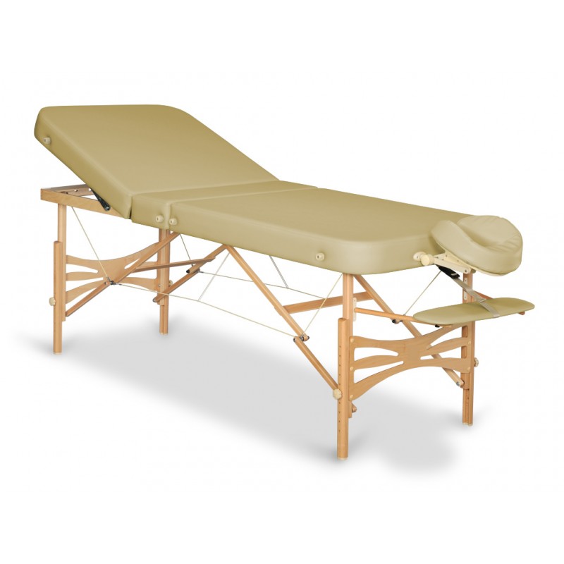 Table de massage pliante - bois naturel