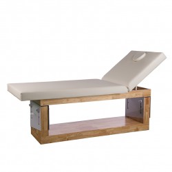 Table spa en bois naturel Elsa