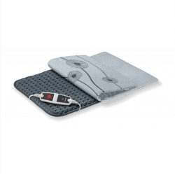 Coussin chauffant XXL Cosy - gris et nouvelle commande LED