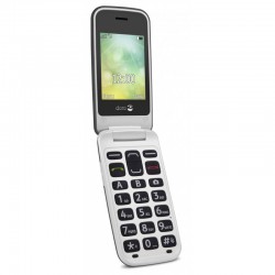 Téléphone Mobile à clapet DORO 2424  graphite/blanc