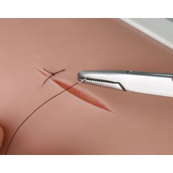 Dispositif d'entraînement de suture cutanée