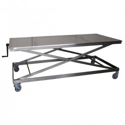 Table inox tri du linge ergonomique hauteur réglable