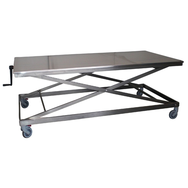 Table inox tri du linge ergonomique hauteur réglable teamalex medical Table inox tri du linge ergonomique hauteur réglable teamalex medical