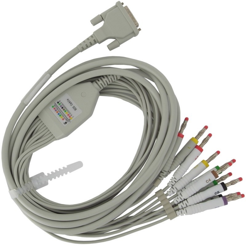 Câble patient ECG pour Cardiomate et PC-ECG Spengler Teamalex