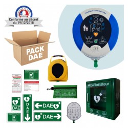 Pack défibrillateur Heartsine Samaritan Pad 350P ou 360P Boitier intérieur