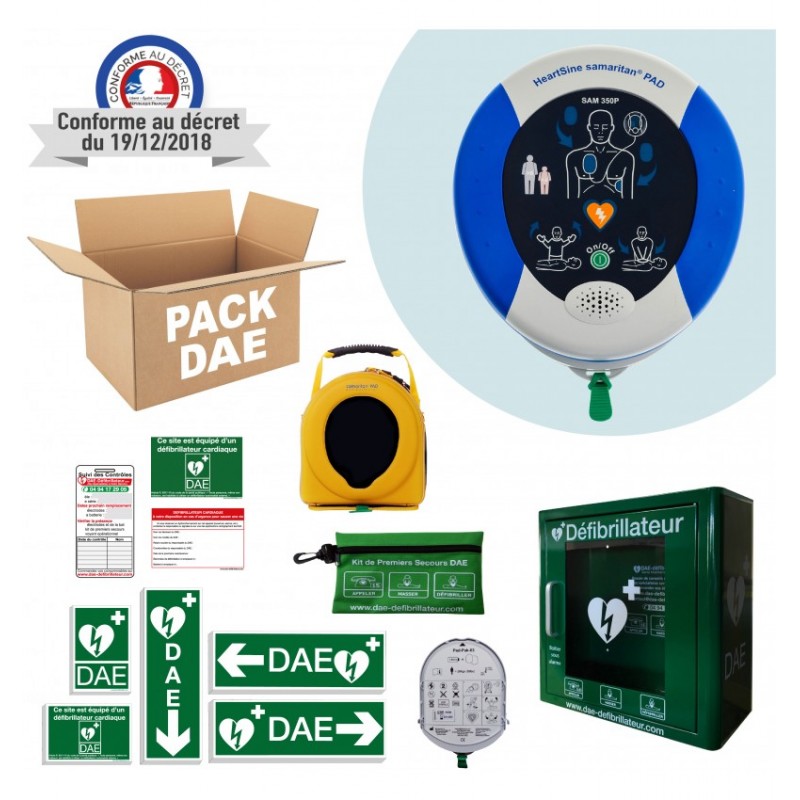 Pack défibrillateur Heartsine Samaritan Pad 350P ou 360P Boitier intérieur Pack défibrillateur Heartsine Samaritan Pad 350P ou 360P Boitier intérieur
