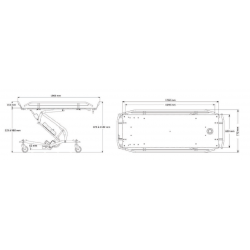 Chariot de douche Shado 180 Medium