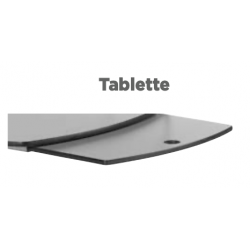 Tablette coulissante pour station informatique teamalex