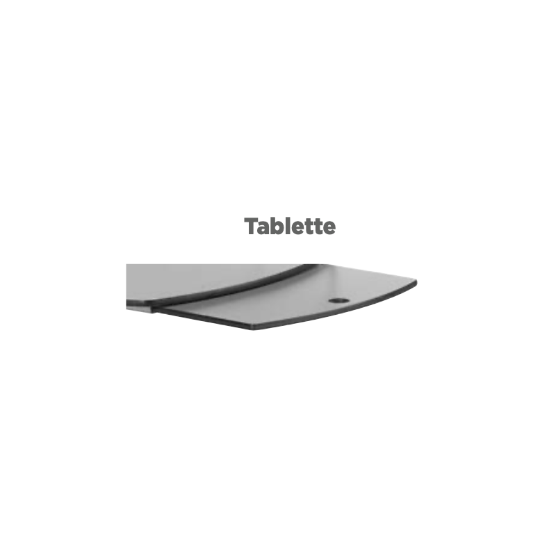 Tablette coulissante pour station informatique | Teamalex Medical