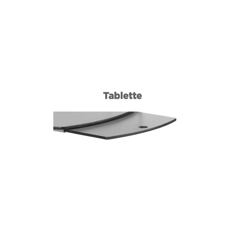 Tablette coulissante pour station informatique teamalex