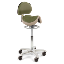 Tabouret médical avec dossier Amazonia ergonomique