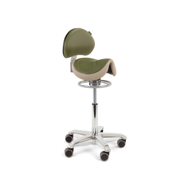 Tabouret médical avec dossier Amazonia ergonomique